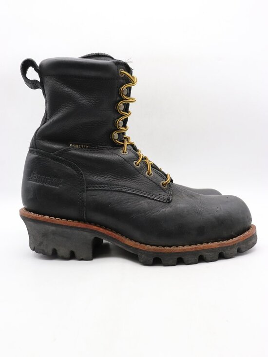Rocky 6544 GTX Logger Boots Men 10 W Steel Toe Black Leather Gore-Tex Waterproof main image 10